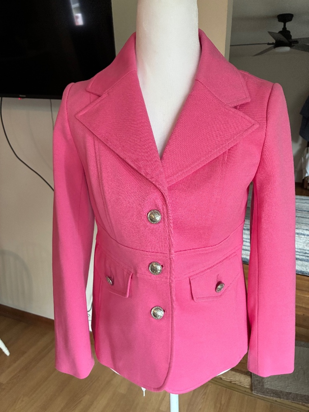 Talbots Petite Pink Jacket with Buttons